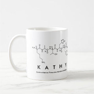 Kathy peptide name mug