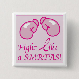 Kathy's Cancer Fight 15 Cm Square Badge