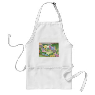 Kathy's Laundry on Monhegan Island W/C Apron