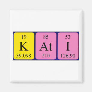Kati periodic table name magnet