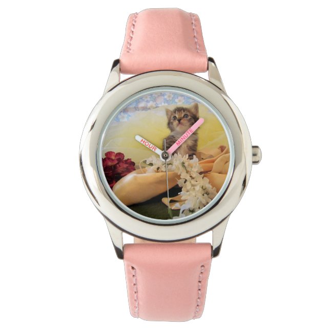 Katie Cat the Ballerina Watch - Pick Your Style (Front)