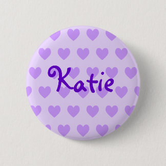 Katie in Purple 6 Cm Round Badge