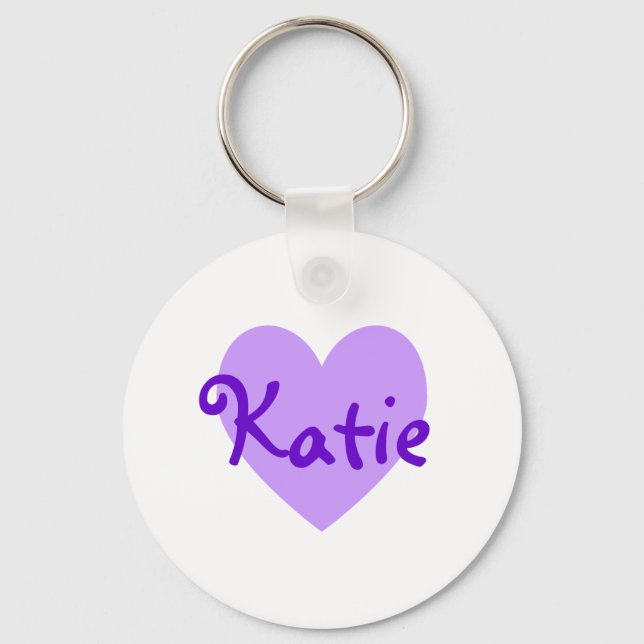 Katie in Purple Key Ring (Front)