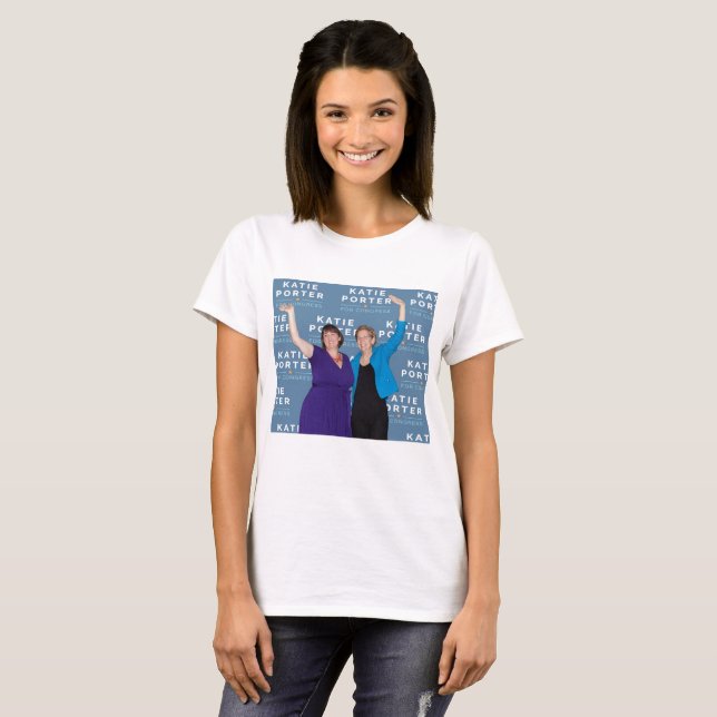 Katie Porter Elizabeth Warren tee shirt (Front Full)