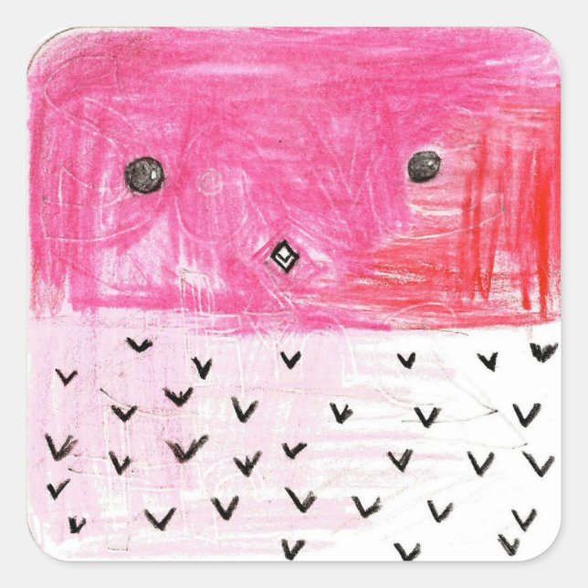 Katie: Square Sticker (Front)