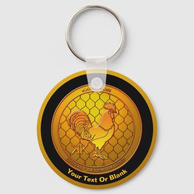 KatkaKoin Cryptocurrency ICO Key Ring (Front)