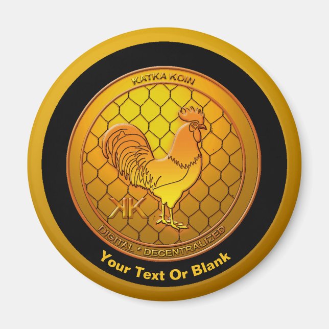 KatkaKoin Cryptocurrency ICO Magnet (Front)