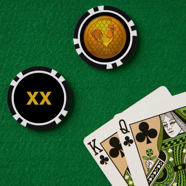 KatkaKoin Poultry Cryptocurrency ICO Poker Chips (Poker Table (Double))