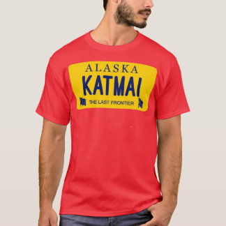 Katmai Alaska License Plate 1 T-Shirt