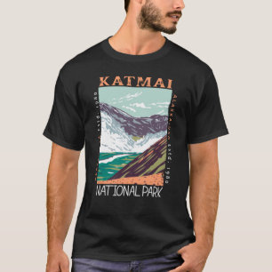 Katmai National Park Alaska Vintage Distressed  T-Shirt