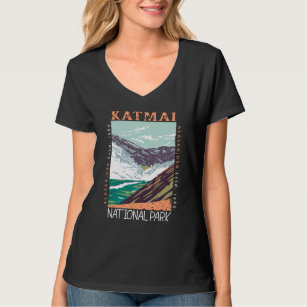 Katmai National Park Alaska Vintage Distressed T-Shirt