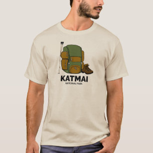 Katmai National Park Backpack T-Shirt