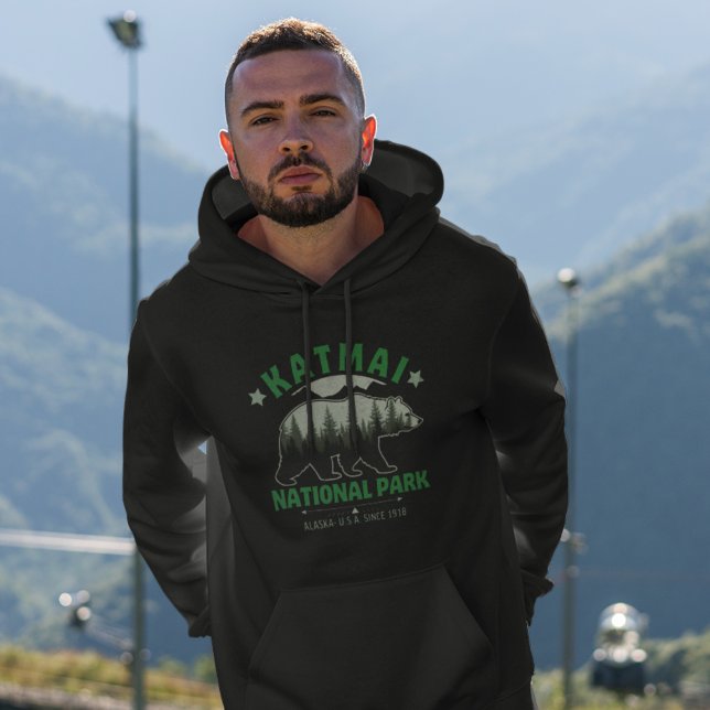 Katmai National Park, Established 1918, Alaska Hoodie (Creator Uploaded)
