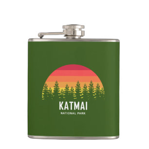 Katmai National Park Hip Flask