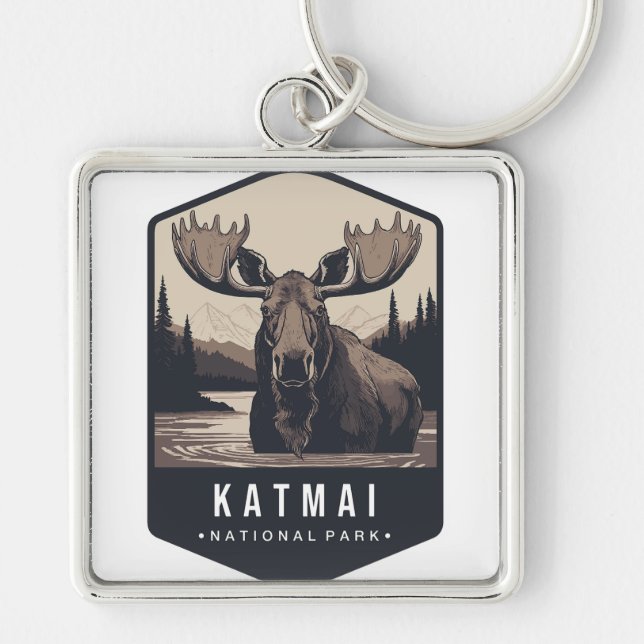KATMAI NATIONAL PARK  KEY RING (Front)