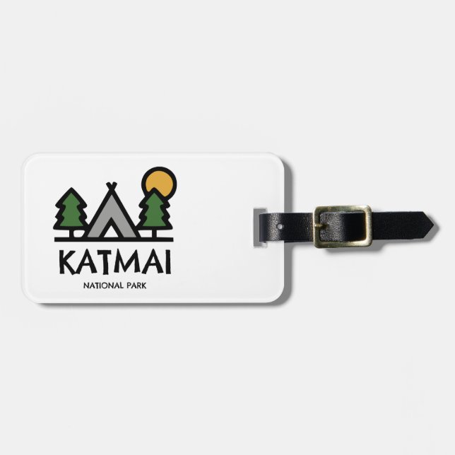 Katmai National Park Luggage Tag (Front Horizontal)