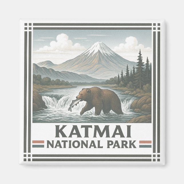 Katmai National Park Magnet (Front)