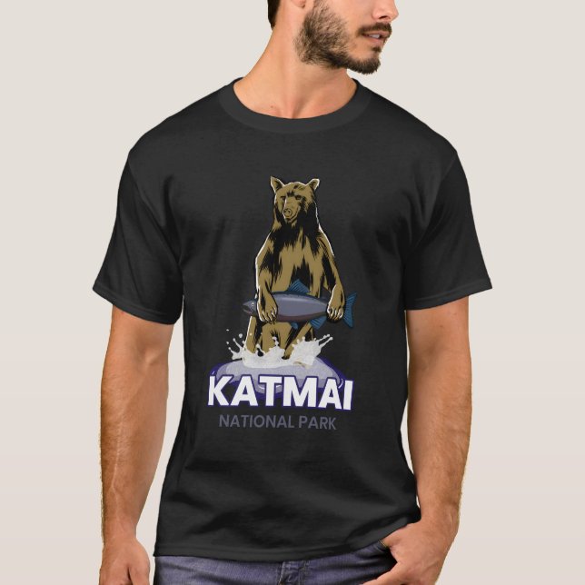 Katmai National Park Novelty T-Shirt (Front)