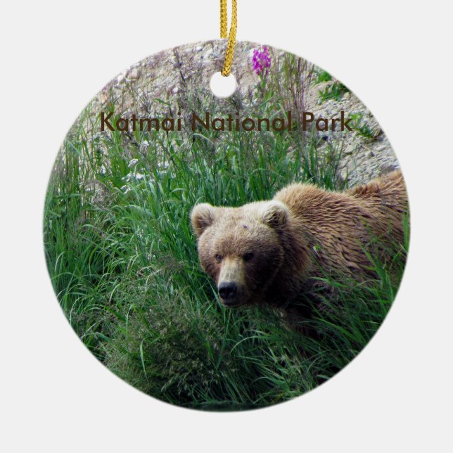 Katmai National Park ornament (Front)