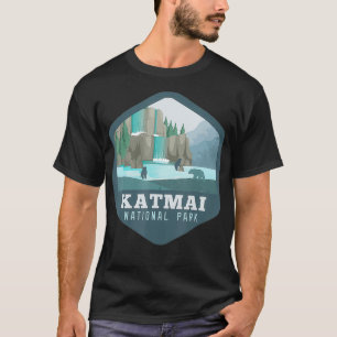 Katmai National Park Outdoor Themed Camping T Shir T-Shirt