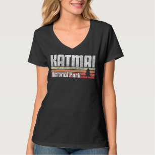 Katmai National Park Retro Style Vintage 70s 80s 9 T-Shirt