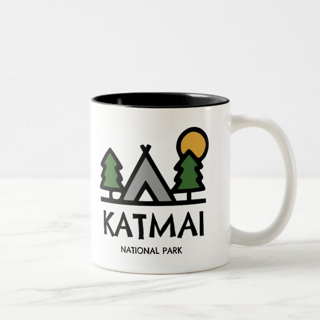 Katmai National Park Two-Tone Coffee Mug (Right)