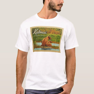 Katmai T-Shirt National Park Bears Vintage