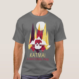 Katmai US National Park Alaska Backpacking Camping T-Shirt