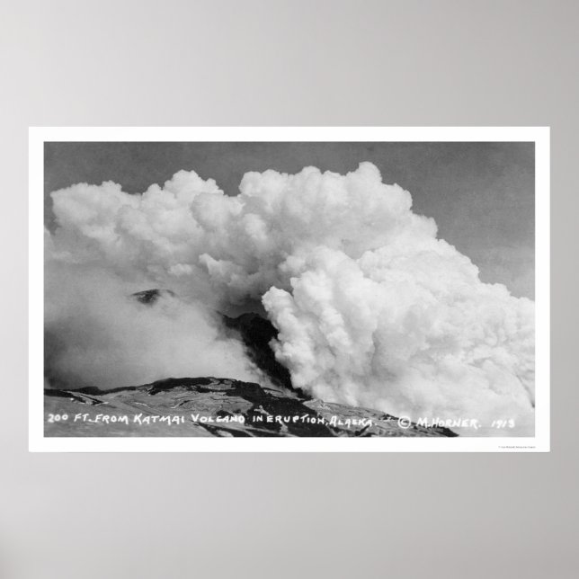 Katmai Volcano Eruption 1912 Poster (Front)