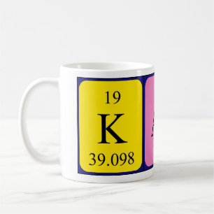 Kato periodic table name mug