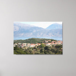 Katomeri, Meganissi, Greece Canvas Print