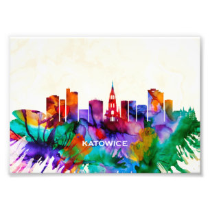 Katowice Skyline Photo Print