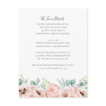 Katrina Pink Floral Wedding Guest Details