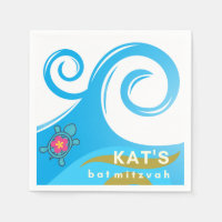 Kat's Bat Mitzvah Napkin