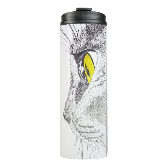 Kat's Eye Thermal Tumbler (Front)
