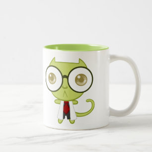 Kats With Glassez : Professor Oops Mug