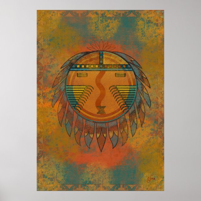 Katsina Sun Face Poster (Front)