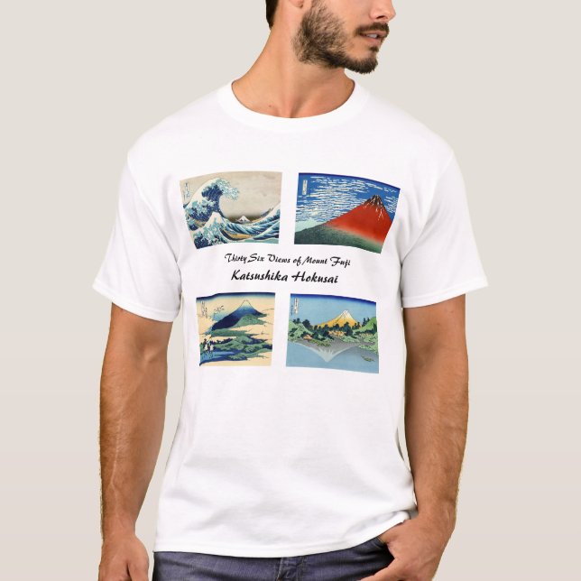 Katsushika Hokusai - 36 Views of Mount Fuji T-Shirt (Front)