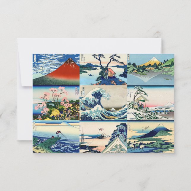 Katsushika Hokusai - 36 Views of Mt Fuji Selection Thank You Card (Front)