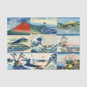 Katsushika Hokusai - 36 Views of Mt Fuji Selection Tissue Paper