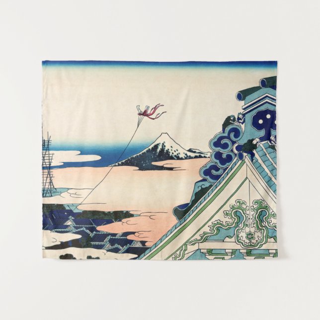 Katsushika Hokusai - Asakusa Honganji temple, Edo Tapestry (Front (Horizontal))