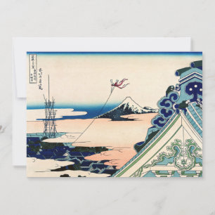 Katsushika Hokusai - Asakusa Honganji temple, Edo Thank You Card