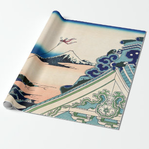 Katsushika Hokusai - Asakusa Honganji temple, Edo Wrapping Paper