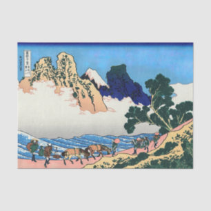 Katsushika Hokusai - Back of Fuji, Minobu river Tissue Paper