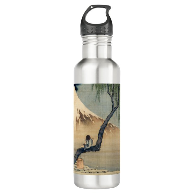 Katsushika Hokusai - Boy Viewing Mount Fuji 710 Ml Water Bottle (Front)