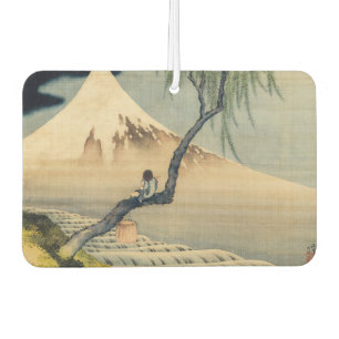 Katsushika Hokusai - Boy Viewing Mount Fuji Car Air Freshener