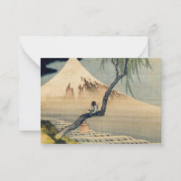 Katsushika Hokusai - Boy Viewing Mount Fuji