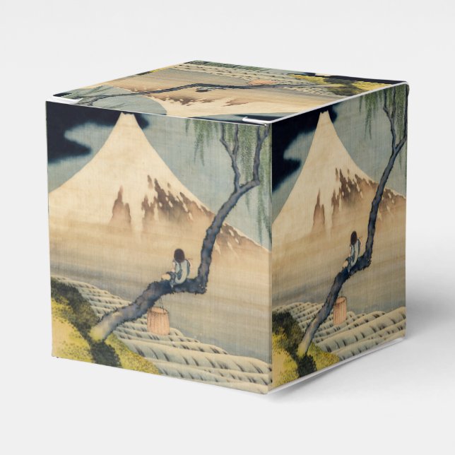 Katsushika Hokusai - Boy Viewing Mount Fuji Favour Box (Front Side)