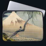 Katsushika Hokusai - Boy Viewing Mount Fuji Laptop Sleeve<br><div class="desc">Boy Viewing Mount Fuji - Katsushika Hokusai,  Ink and color on silk,  1839 (Edo Period)</div>