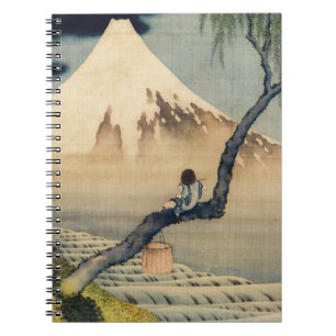 Katsushika Hokusai - Boy Viewing Mount Fuji Notebook
